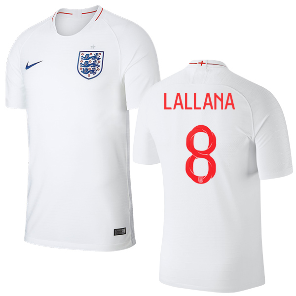 England #8 Lallana Home Thai Version Soccer Country Jersey - Click Image to Close